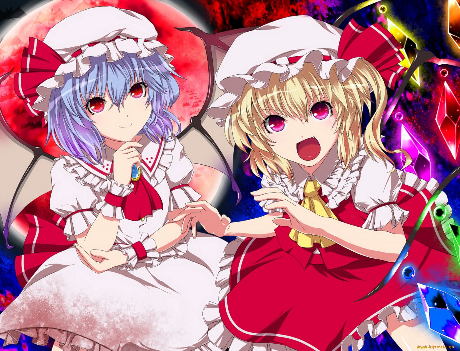 Anime Feet: Touhou Project: Remilia and Flandre Scarlet